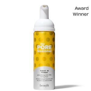 NWT, Benefit Cosmetics, The POREfessional Tight ‘N Toned, AHA+PHA Toning Foam